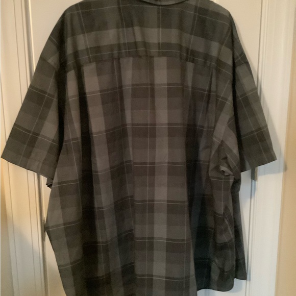 Van Heusen Gray Plaid Casual Shirt - Picture 3 of 3